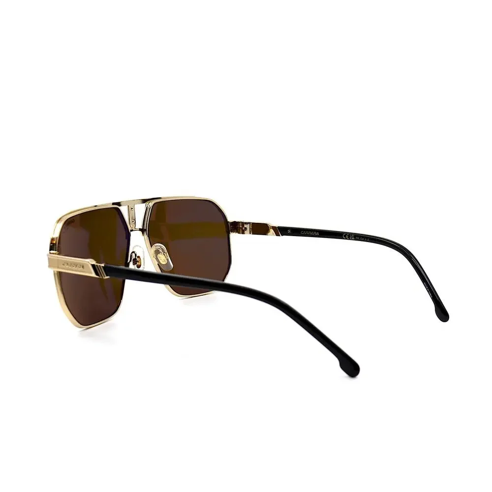 BRAND NEW CARRERA 1052/S BLACK/GOLD BROWN POLARIZED SUNGLASSES - Picture 3 of 10